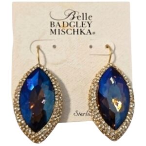 NWT Belle Badgley Mischka Teardrop Eearring